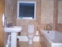 New fitted bathroom by Plumbline tiling
